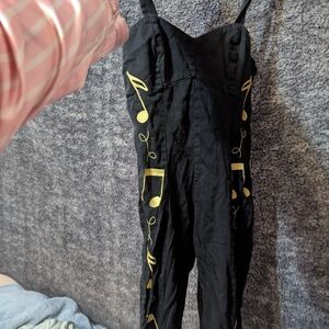Bettie Page Black Note Jumpsuit